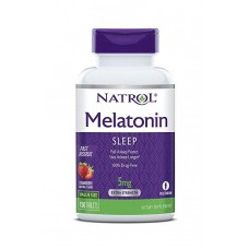 Natrol Suplemento De Melatonina 5mg Fast Dissolve Sabor Morango (150 Comprimidos)